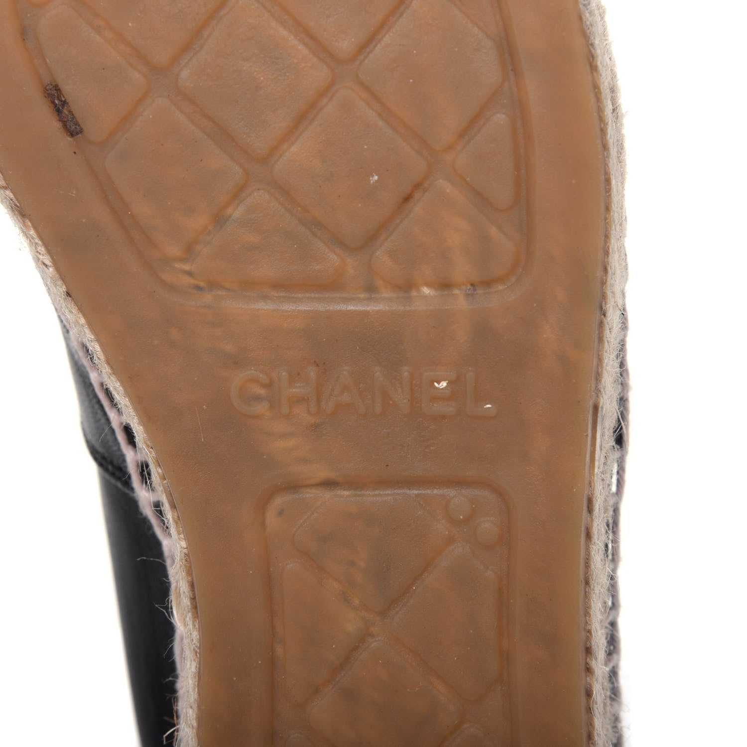 Chanel Lambskin CC Espadrilles 39 Black 6 of 13