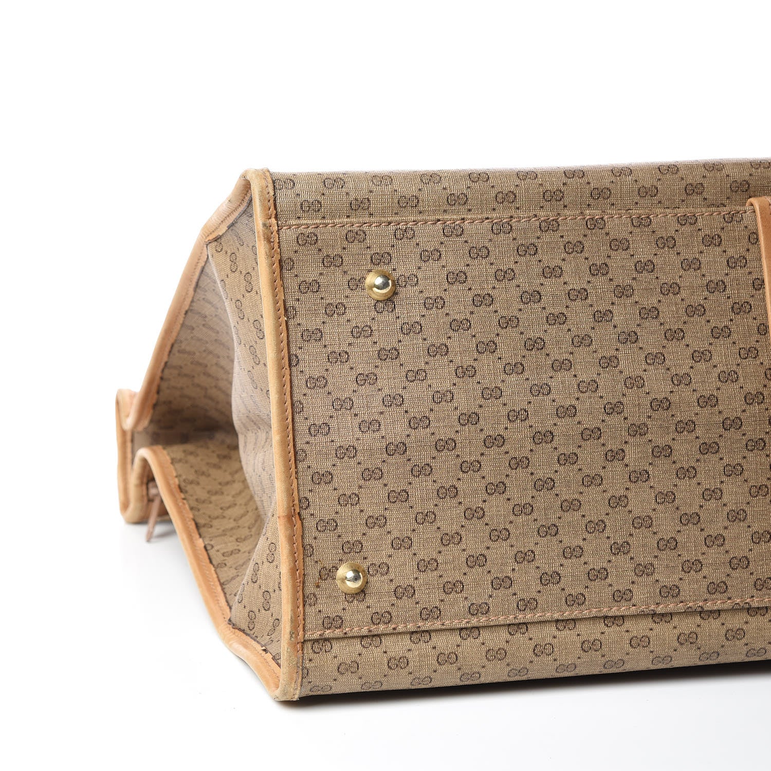 Gucci Coated Canvas Monogram Travel Bag 5 of 22