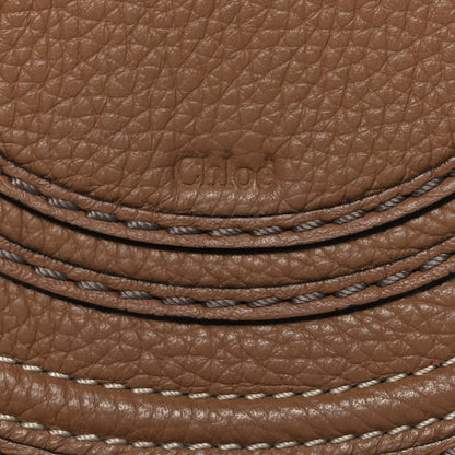 Chloe Calfskin Mini Marcie Round Crossbody Bag Nut 9 of 15