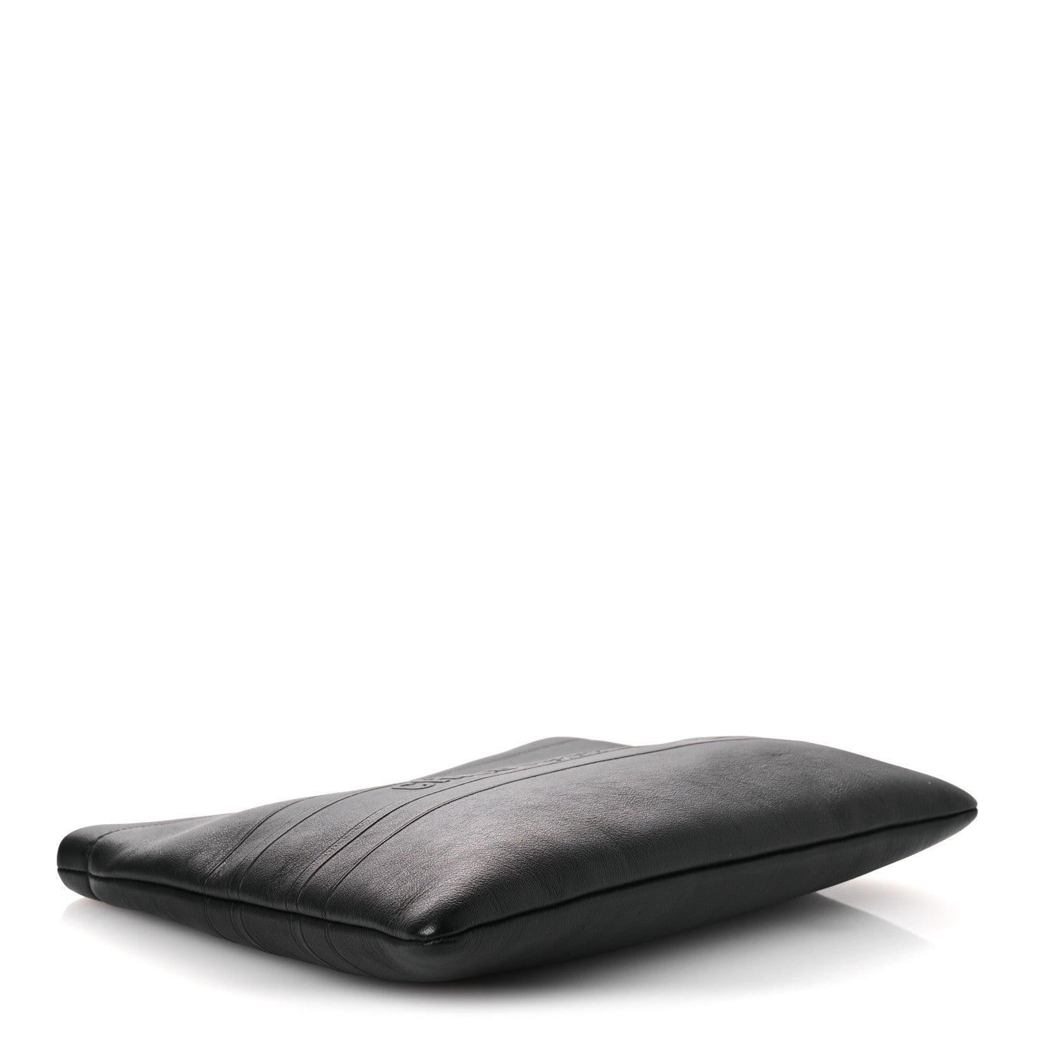 Christian Dior Calfskin Medium Diordouble Zip Pouch Black 4 of 10