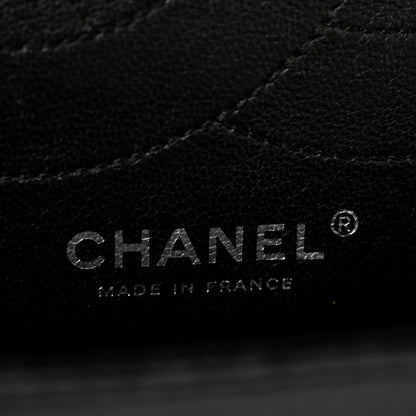 Chanel Metallic Aged Calfskin Quilted 2.55 Reissue 227 Flap So Black 6 of 14