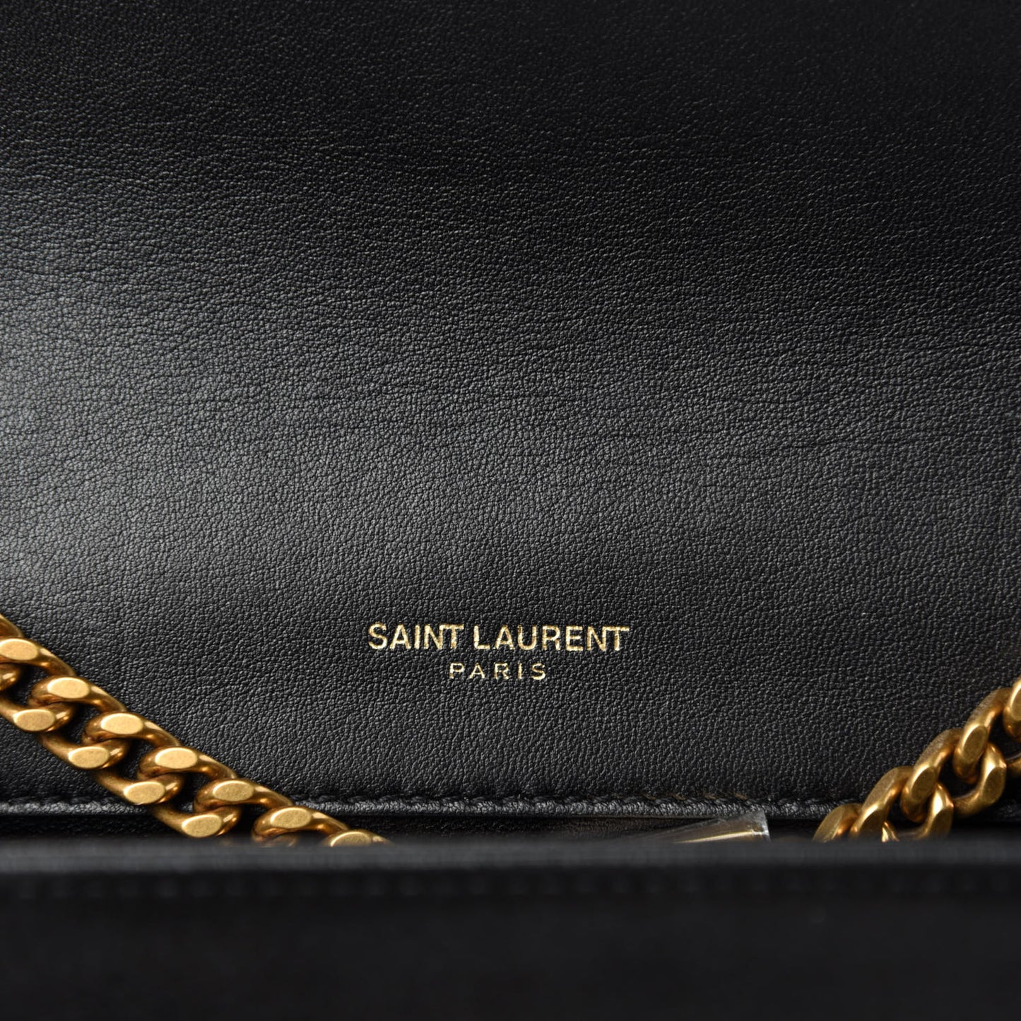 Suede Small Classic Monogram Palm Tree Kate Satchel Black