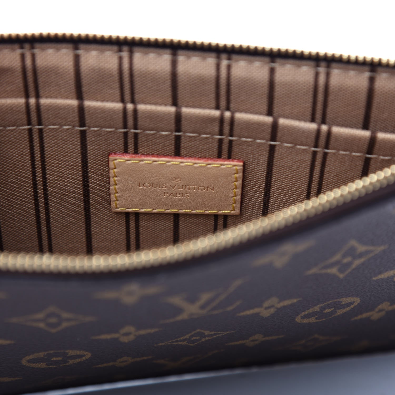 Louis Vuitton Monogram Neverfull MM GM Pochette 6 of 7