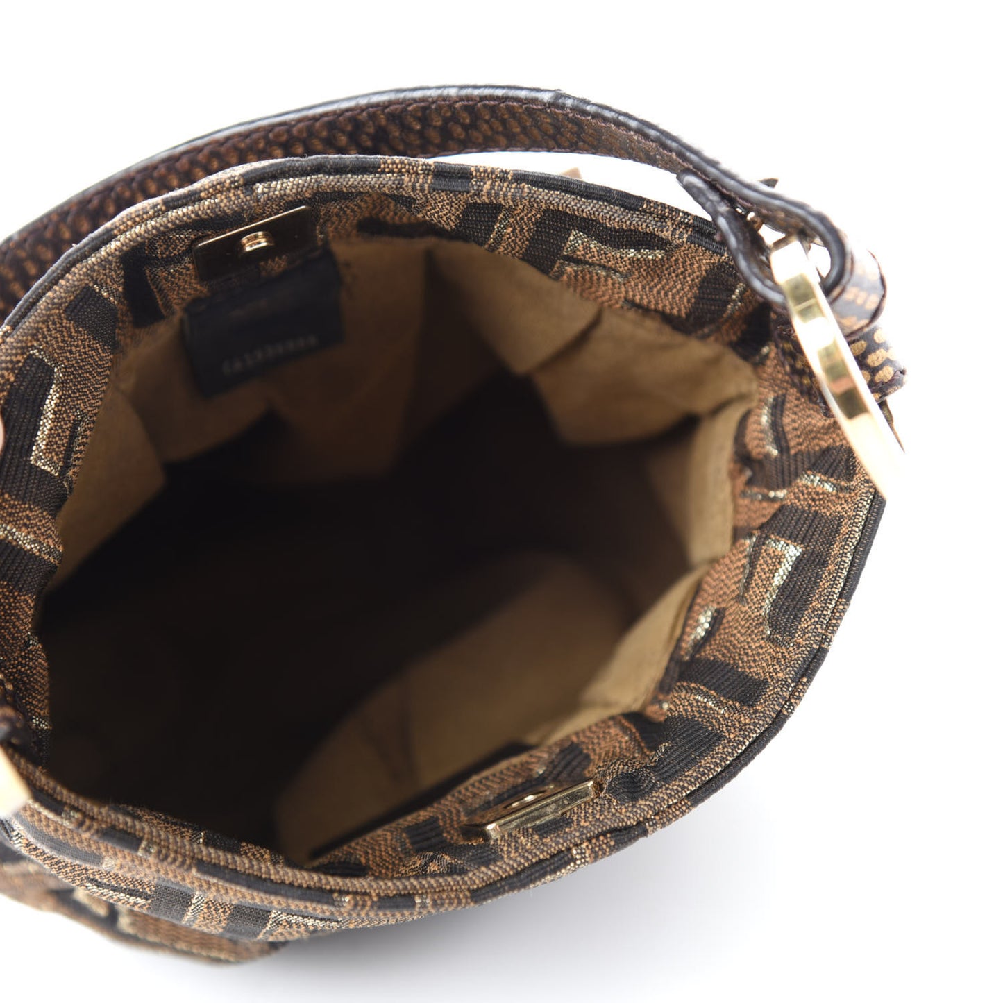 Zucca Vitello Mini Chef Hobo Tobacco Oro Moro
