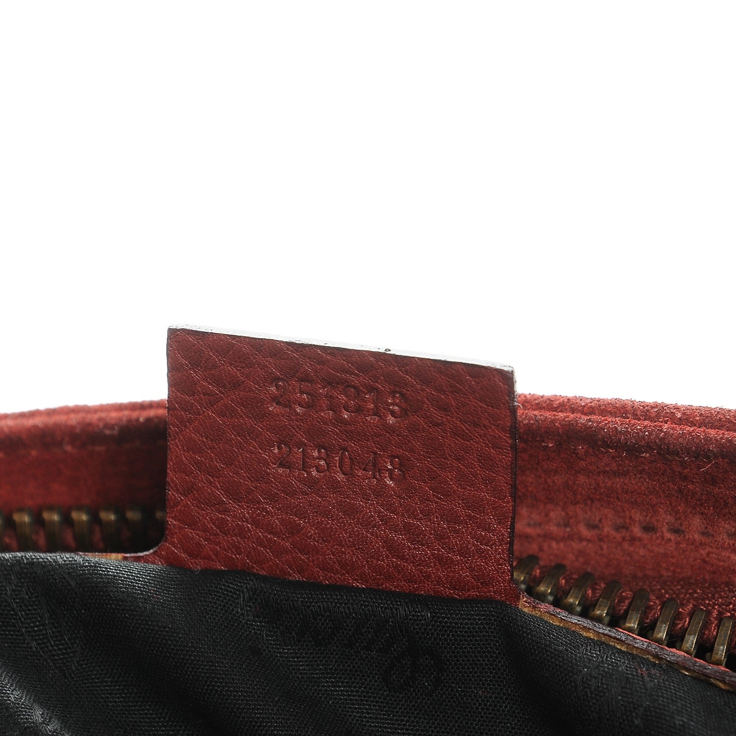 Gucci Suede Medium 1973 Top Handle Satchel Red 7 of 12