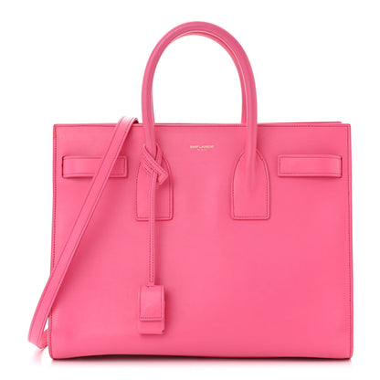 Saint Laurent Calfskin Small Sac De Jour Bubblegum 1 of 17