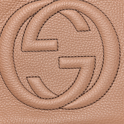 Gucci Pebbled Calfskin Small Soho Disco Bag Camelia 10 of 10