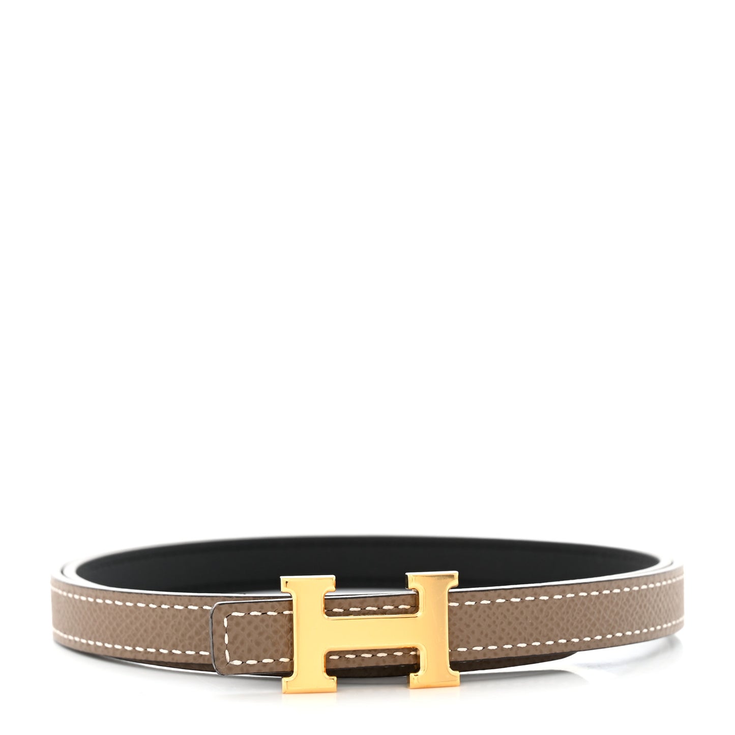 Epsom Swift 13mm H Belt 75 30 Etoupe Black