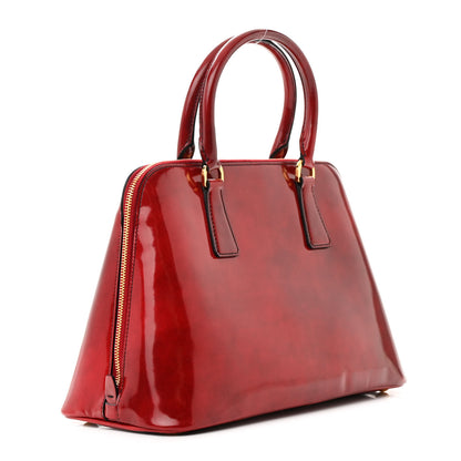 Prada Spazzolato Medium Promenade Tote Scarlatto Fume 3 of 16