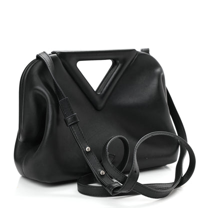 Bottega Veneta Calfskin Small The Point Triangle Bag Black 3 of 7