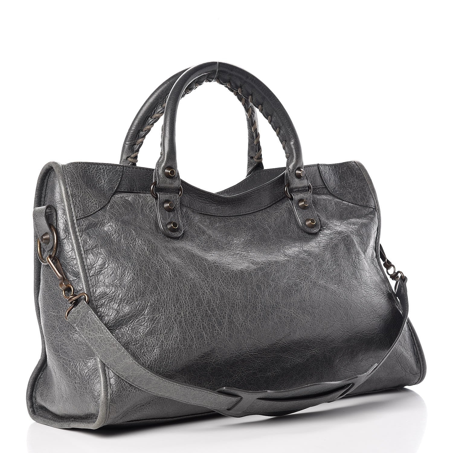 Balenciaga Agneau Classic Hardware City Gris Tarmac 4 of 10