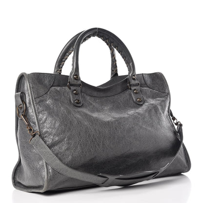 Balenciaga Agneau Classic Hardware City Gris Tarmac 4 of 10