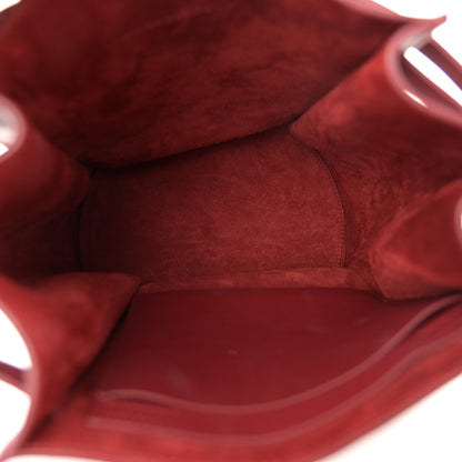 Celine Supple Grained Calfskin Big Bag Bucket Red 5 of 11