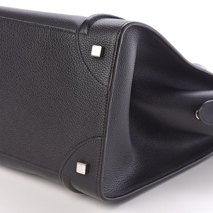 Celine Drummed Calfskin Mini Luggage Black 9 of 11