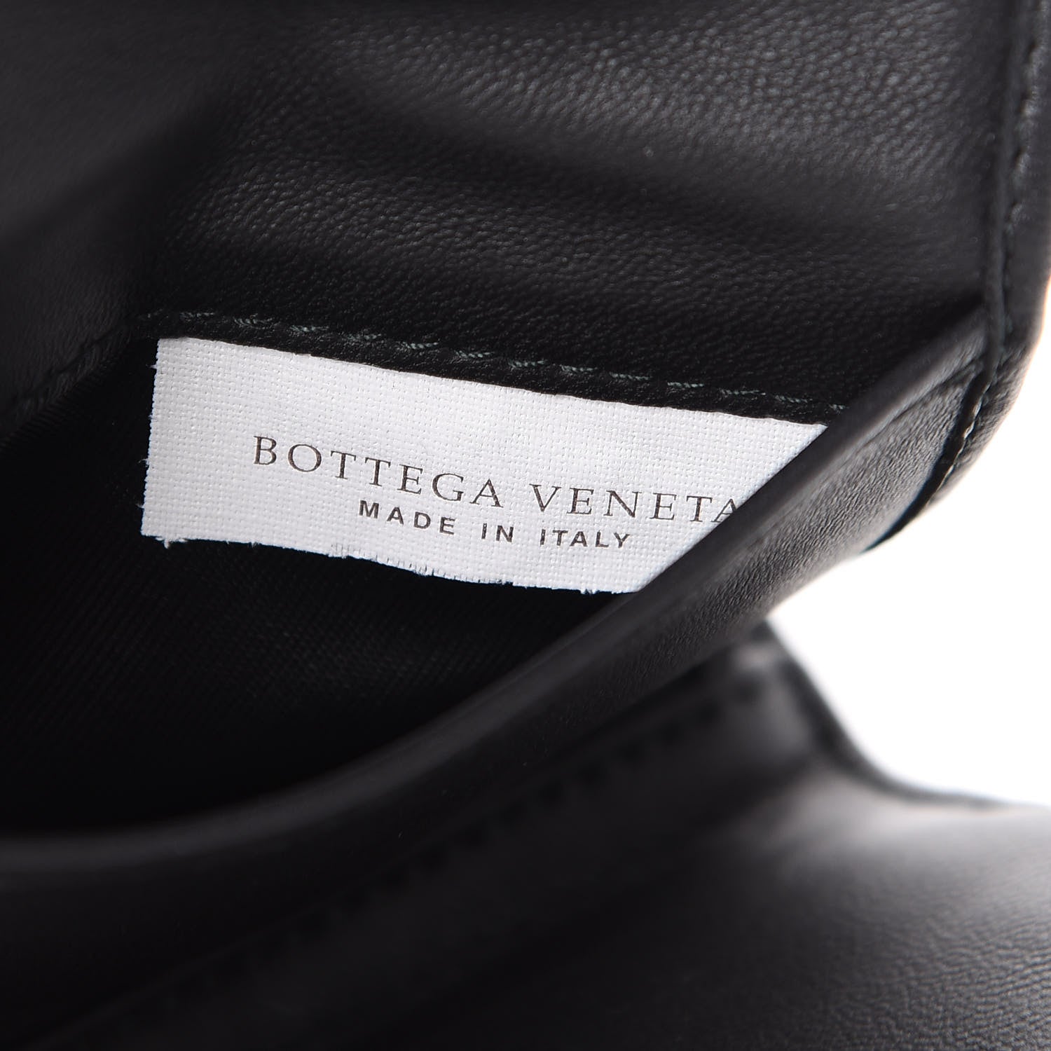 Bottega Veneta Nappa Intrecciato Tri-Fold Wallet Black 6 of 6
