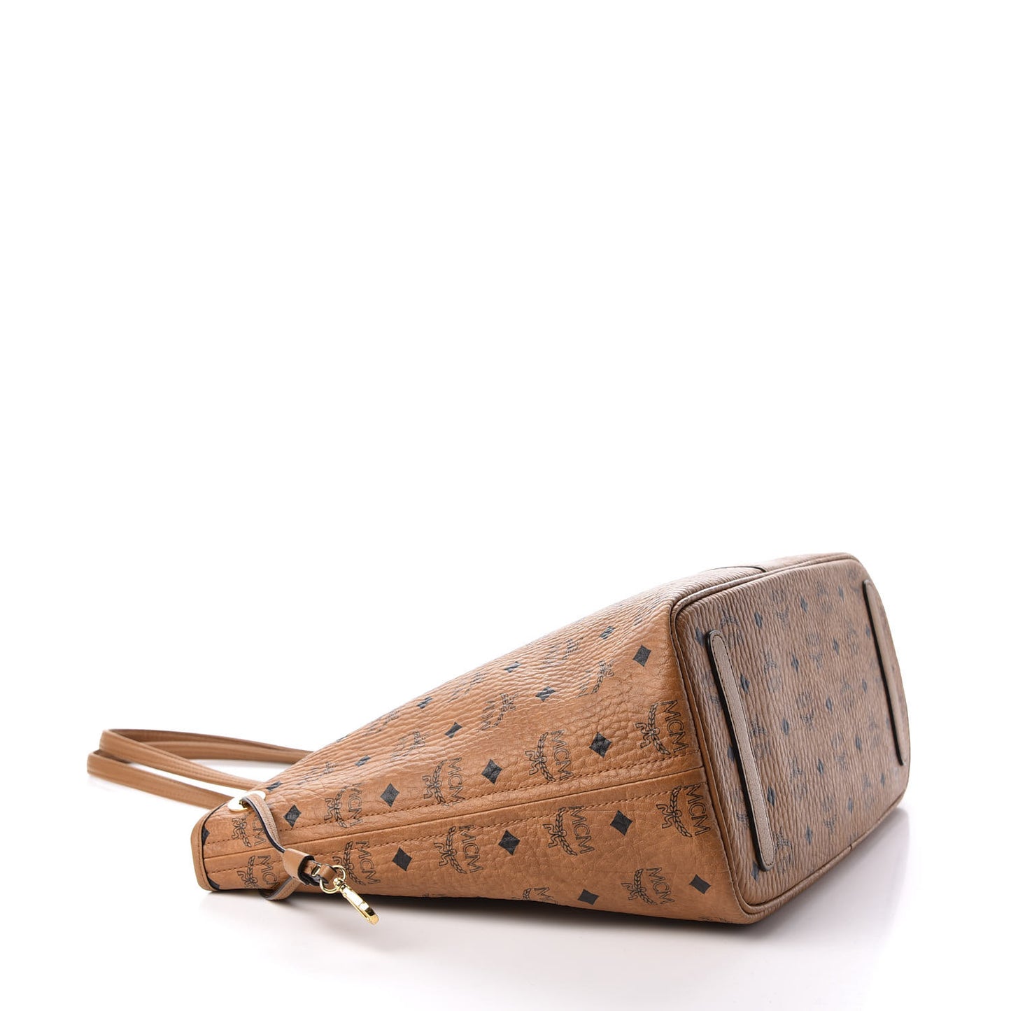 Visetos Medium Liz Reversible Shopper Tote Cognac