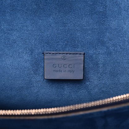 Gucci GG Supreme Monogram Blooms Small Dionysus Shoulder Bag Beige Navy Vintage Blue 6 of 11