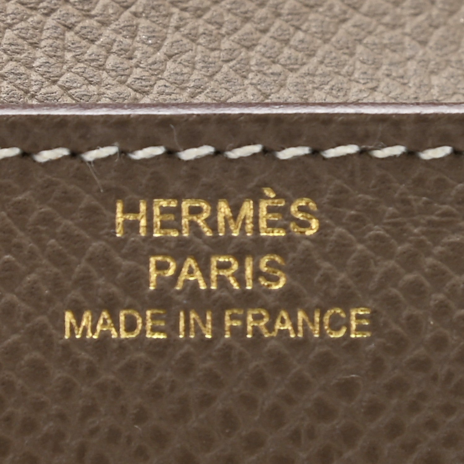 Hermes Epsom Clic Mini Card Holder Etoupe 6 of 6