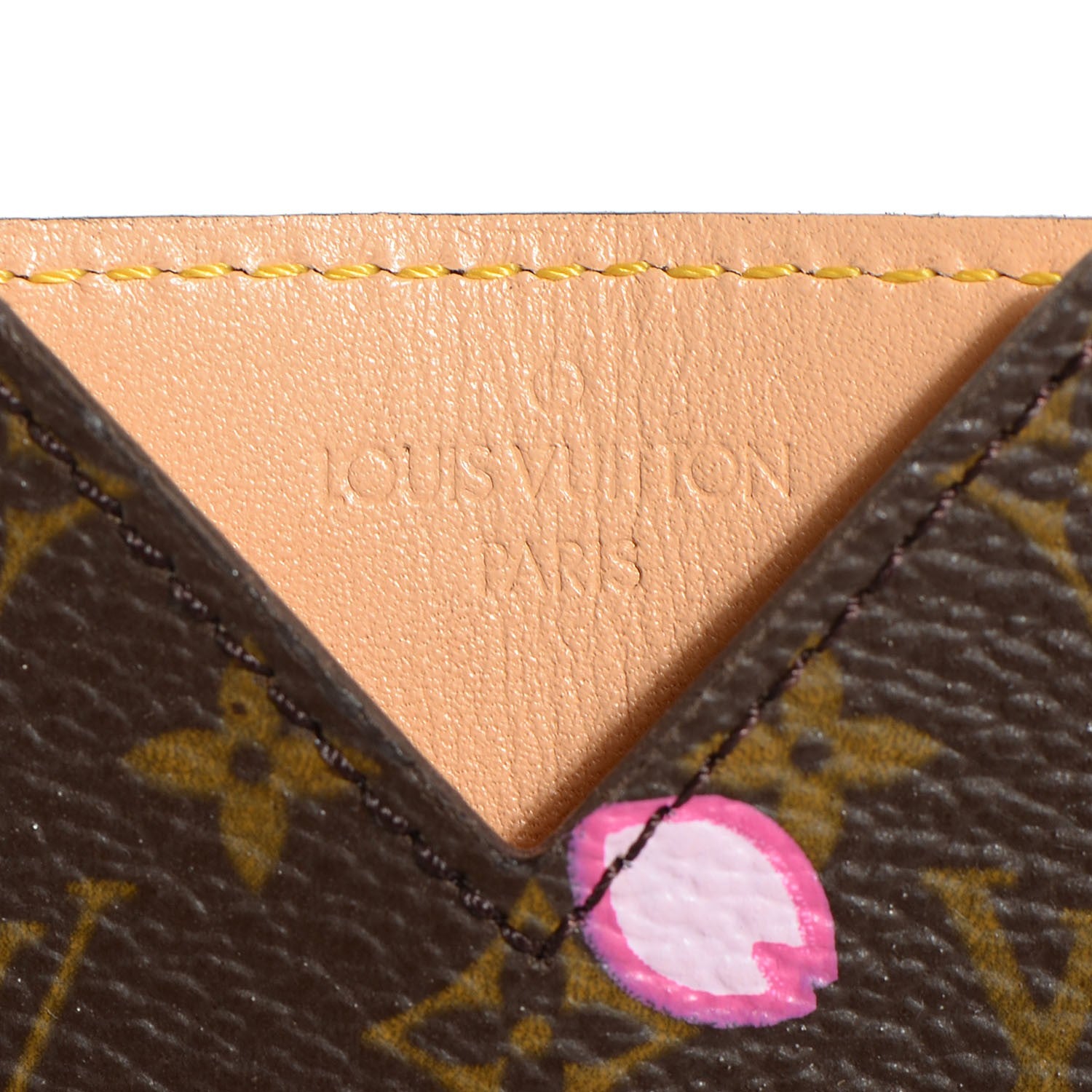 Louis Vuitton Monogram Cherry Blossom Mirror With Case Brown 6 of 9