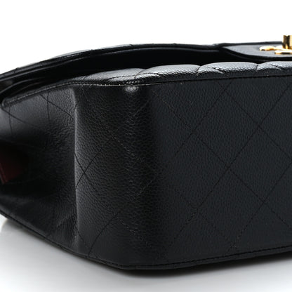 Chanel Caviar Quilted Jumbo Double Flap Black 8 of 9