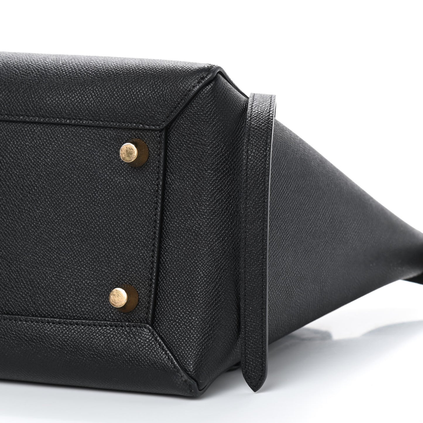 Grained Calfskin Mini Belt Bag Black