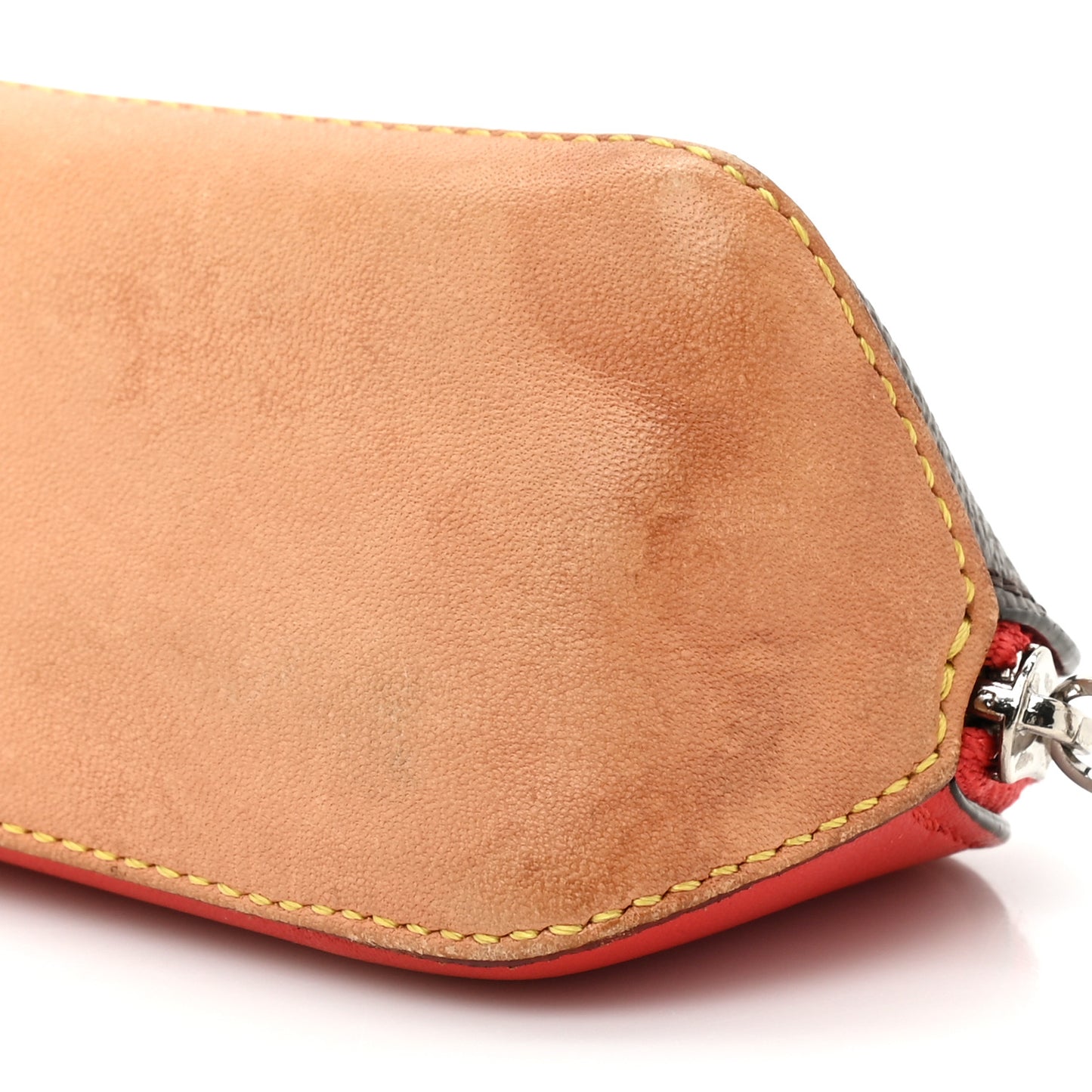 Monogram Elizabeth Pencil Pouch Red