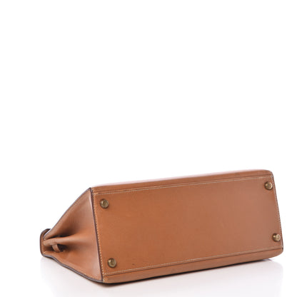 Hermes Courchevel Kelly Sellier 28 Gold 5 of 49