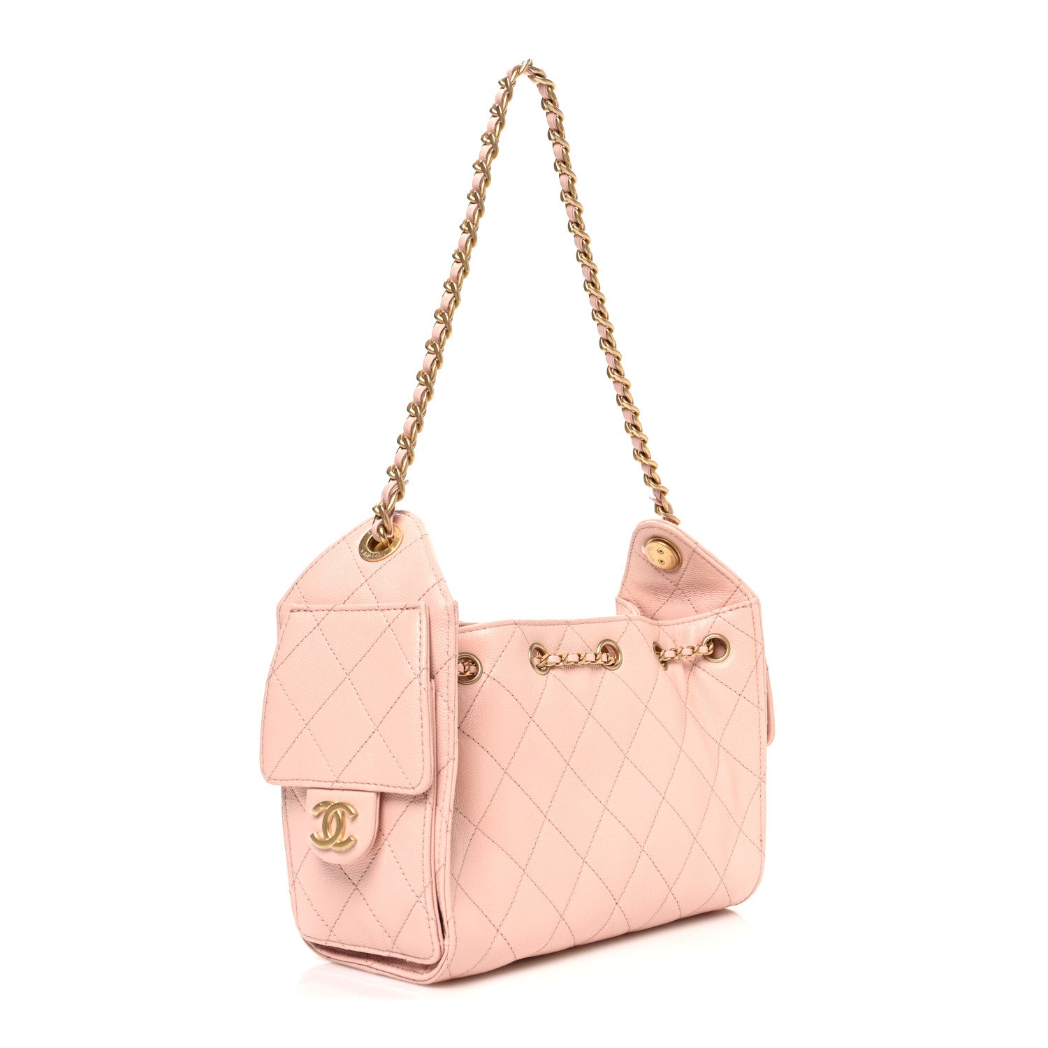 Chanel Caviar Quilted Mini Chanel 25 Handbag Light Pink 3 of 11