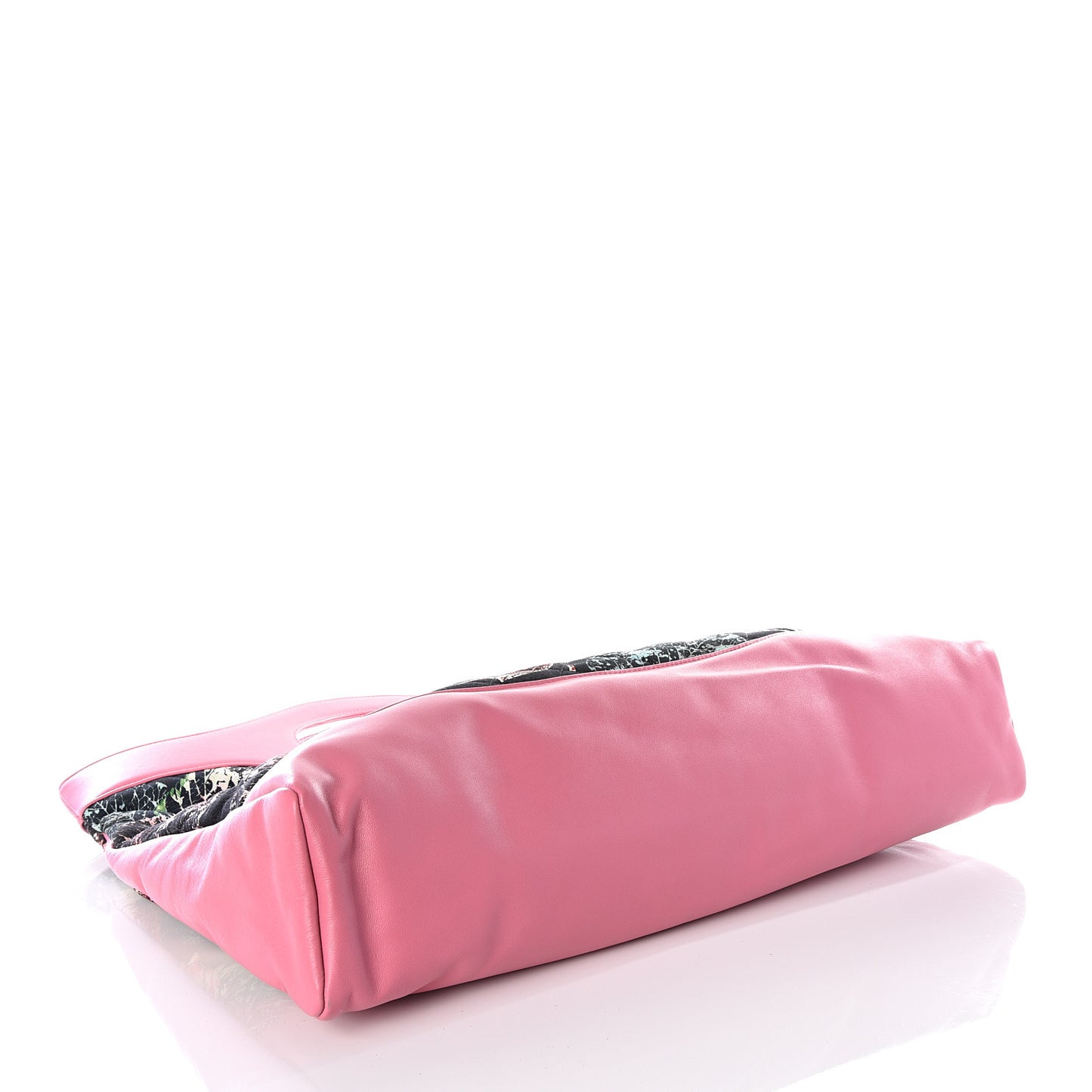 Calfskin Canvas Printed Large 31 Shopping Bag Pink