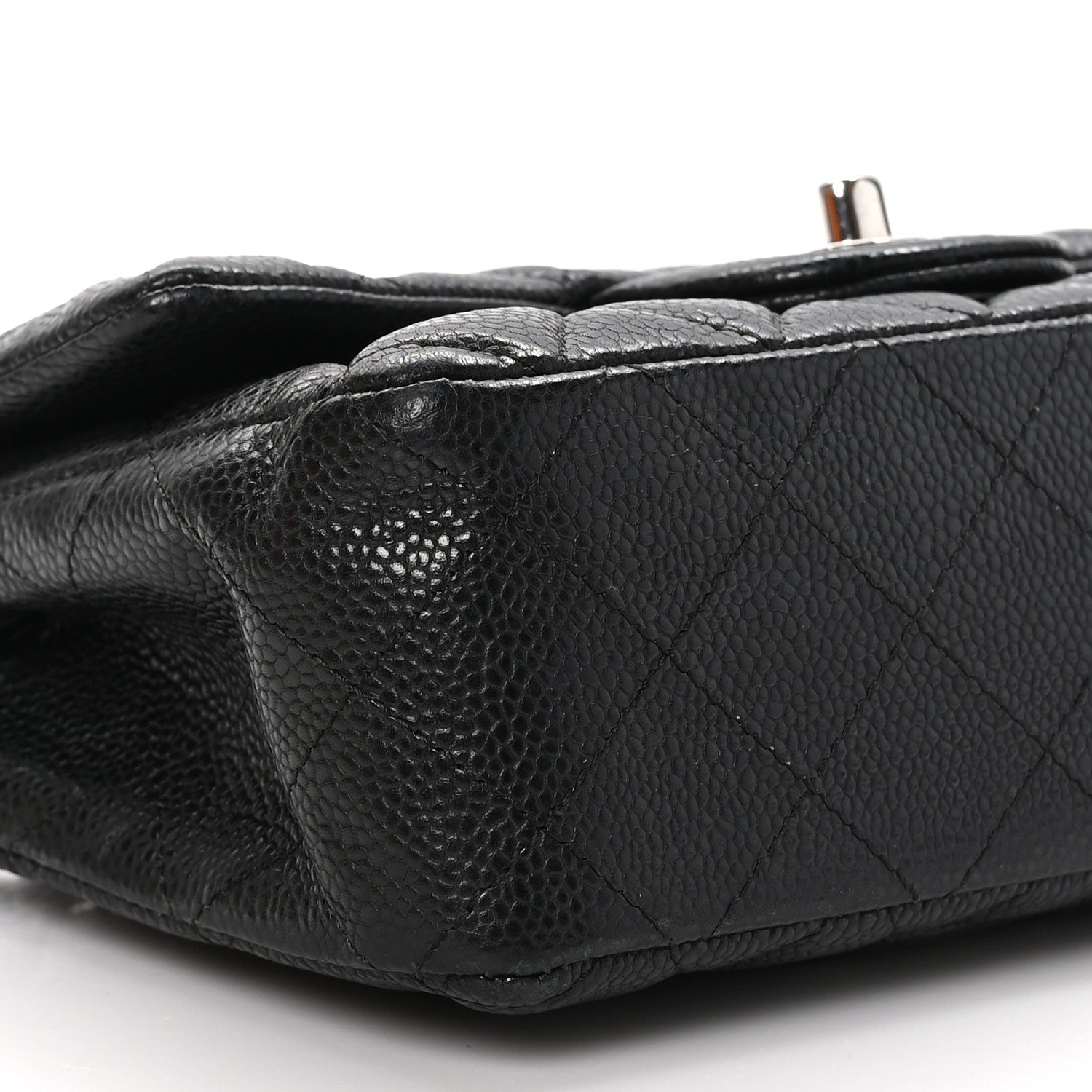 Chanel Caviar Quilted Mini Rectangular Flap Black 9 of 11