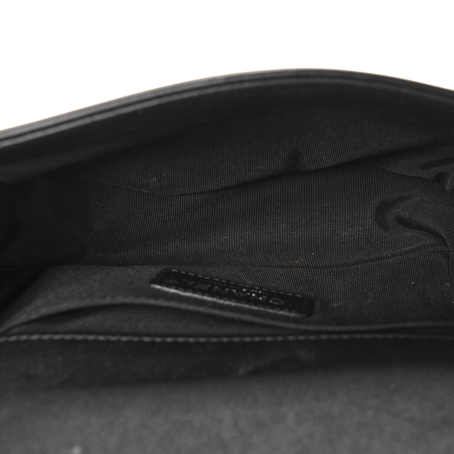 Chanel Calfskin Chevron Quilted Small Boy Flap Black 5 of 12