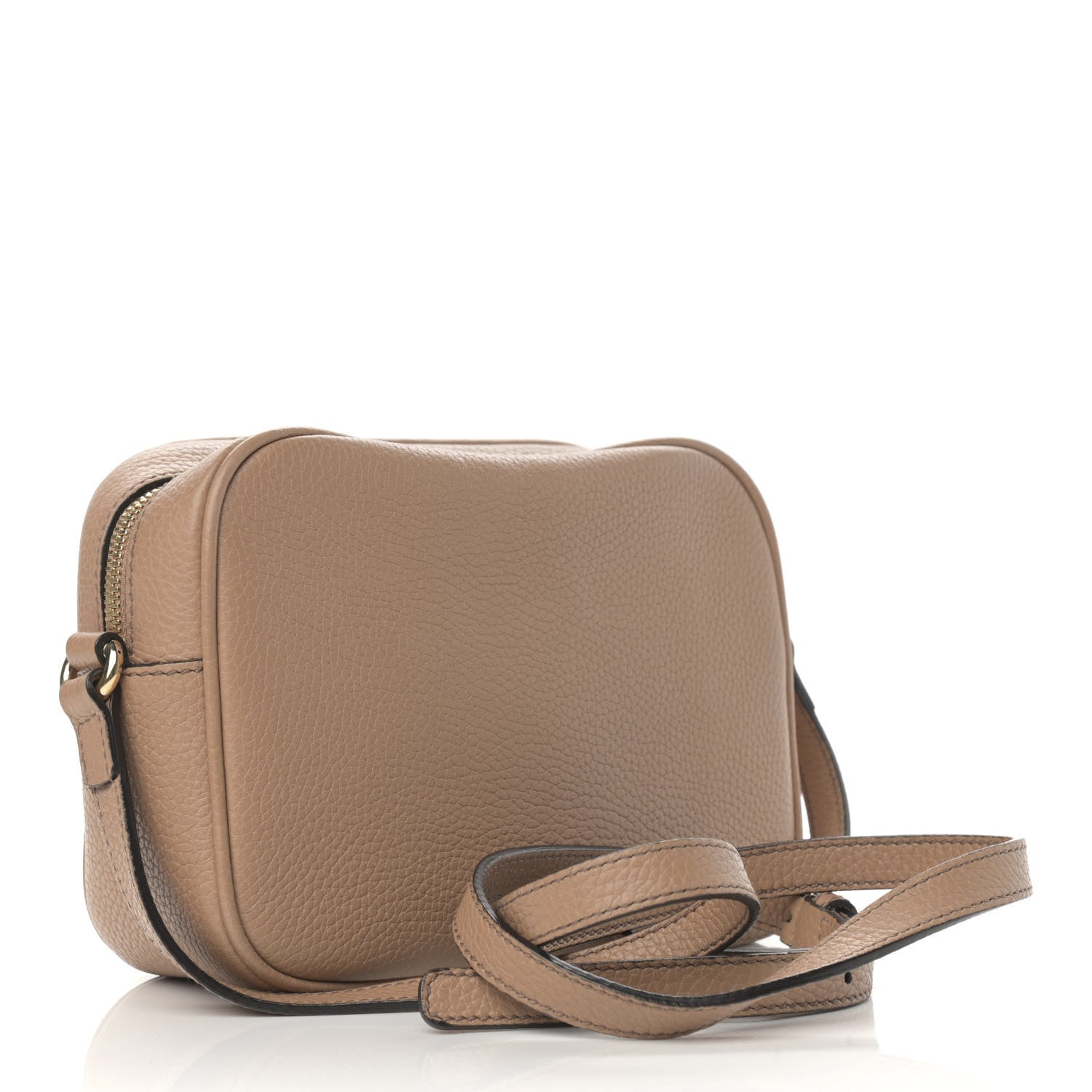 Gucci Pebbled Calfskin Small Soho Disco Bag Camelia 3 of 14
