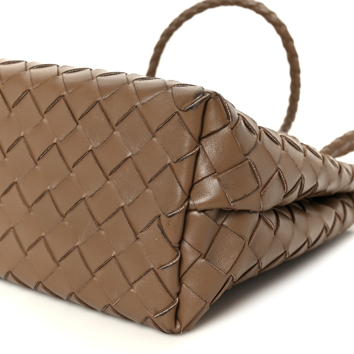 Nappa Intrecciato Small Andiamo Shoulder Bag Pinecone