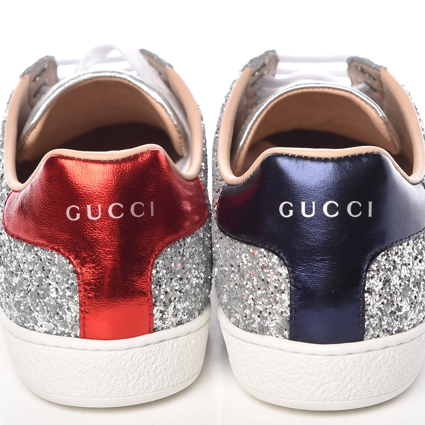 Glitter Web Ace Sneakers 38.5 Silver