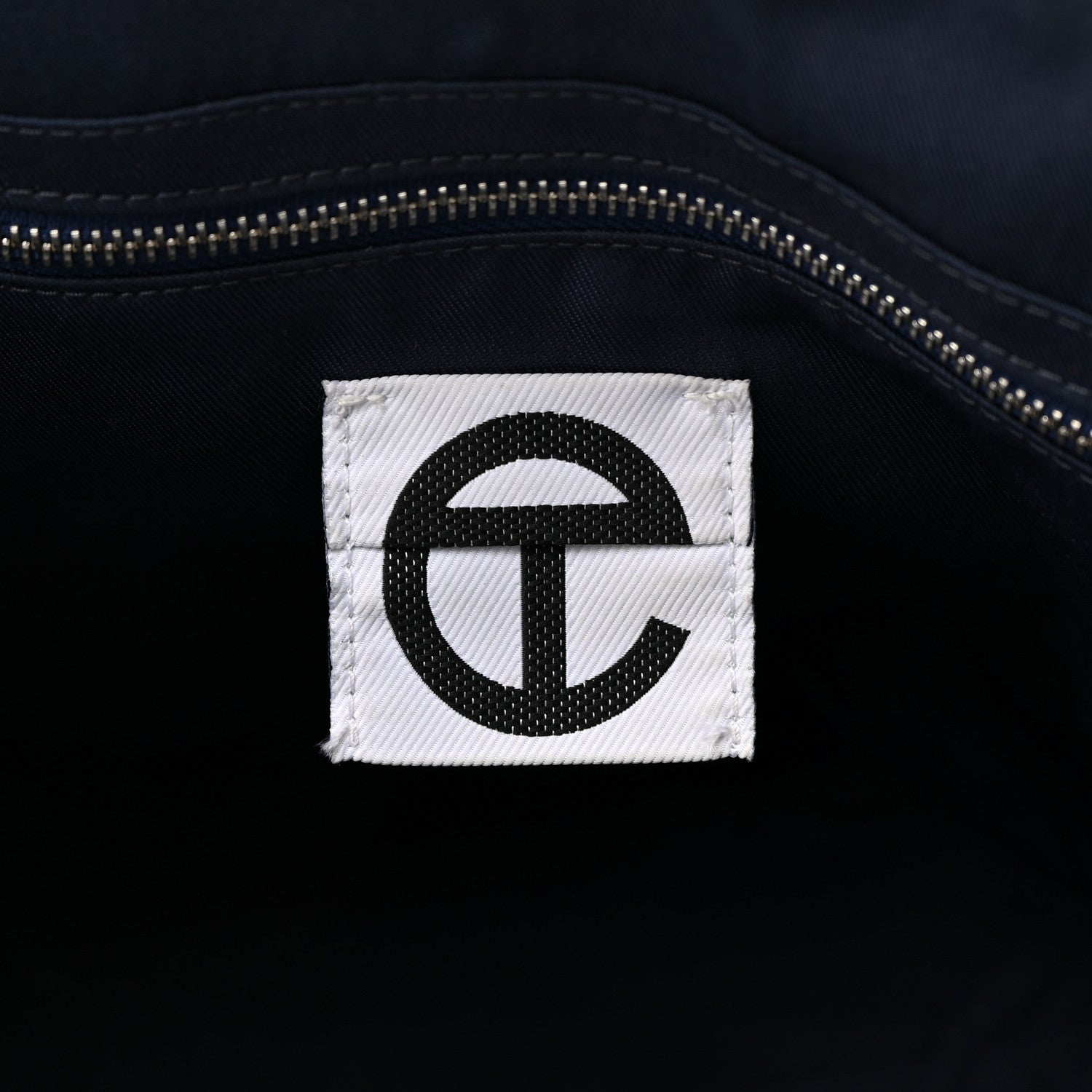 Telfar Vegan Leather Medium Shopping Bag Navy 6 of 9