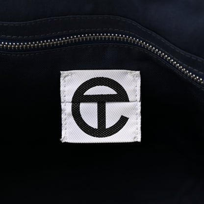 Telfar Vegan Leather Medium Shopping Bag Navy 6 of 9