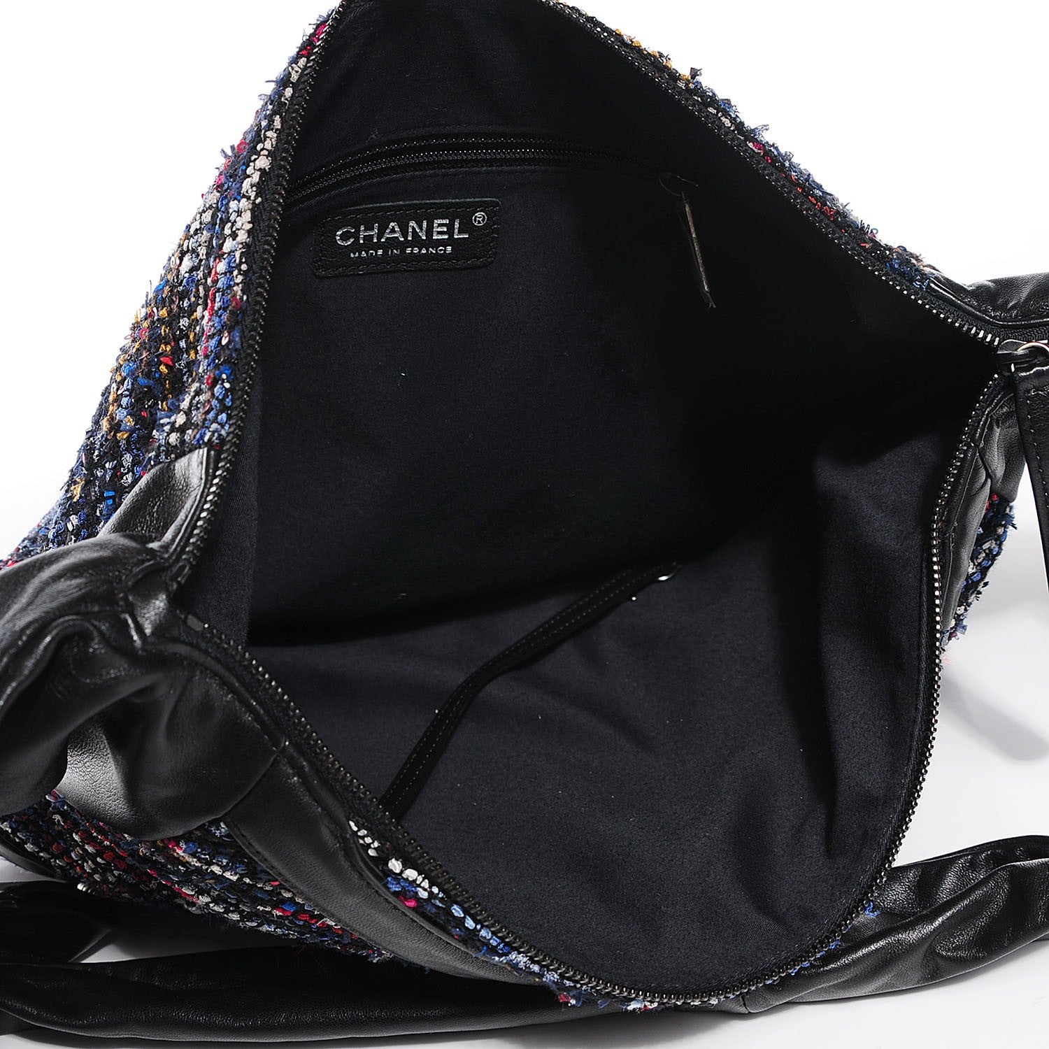 Chanel Lambskin Tweed Small Girl Bag Multicolor Black 5 of 7