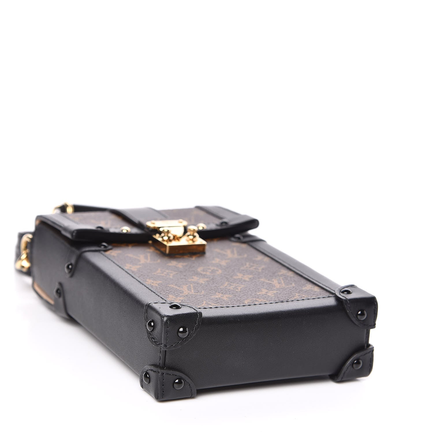 Louis Vuitton Monogram Pochette Trunk Verticale Black 4 of 9