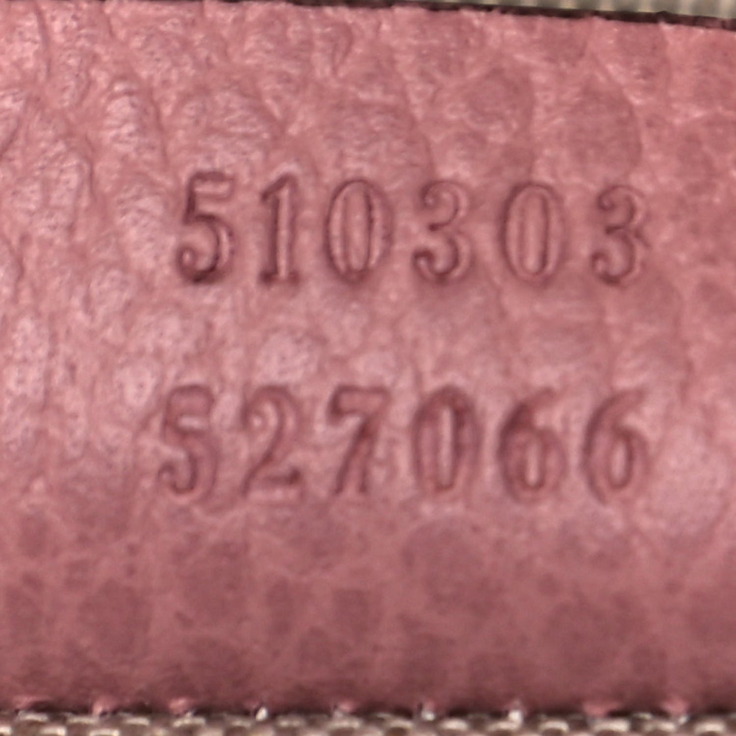 Dollar Calfskin Interlocking G Shoulder Bag Soft Pink