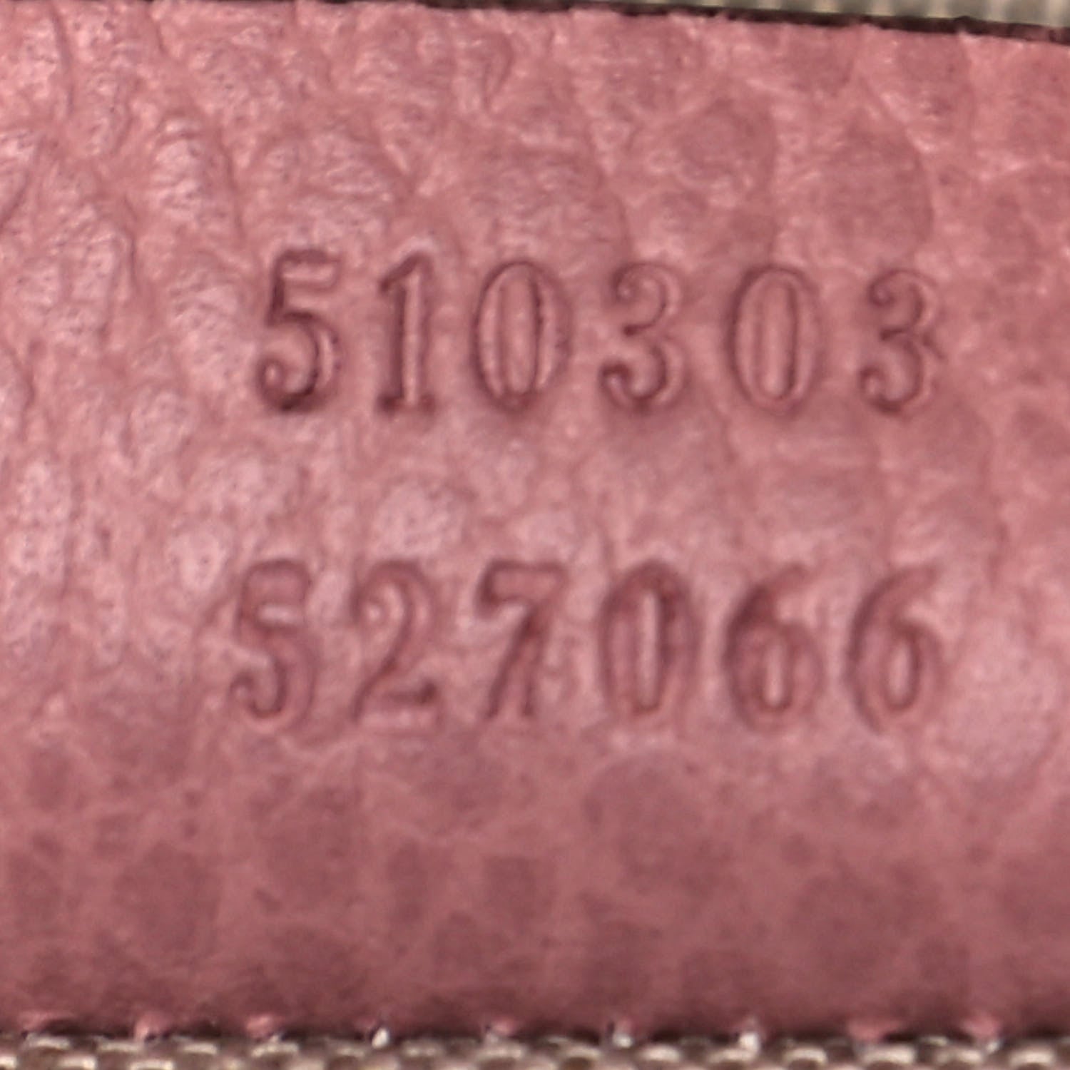 Gucci Dollar Calfskin Interlocking G Shoulder Bag Soft Pink 9 of 12