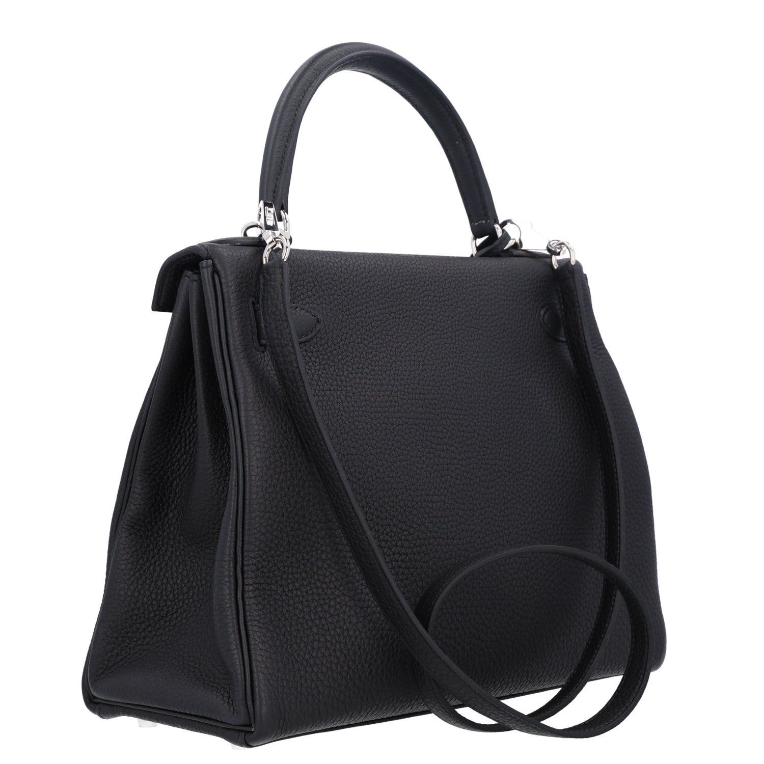 Hermes Togo Kelly Retourne 28 Black 3 of 7
