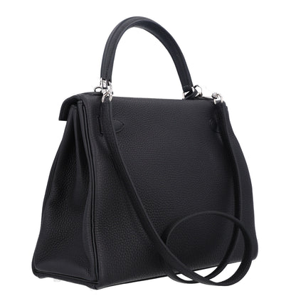 Hermes Togo Kelly Retourne 28 Black 3 of 7