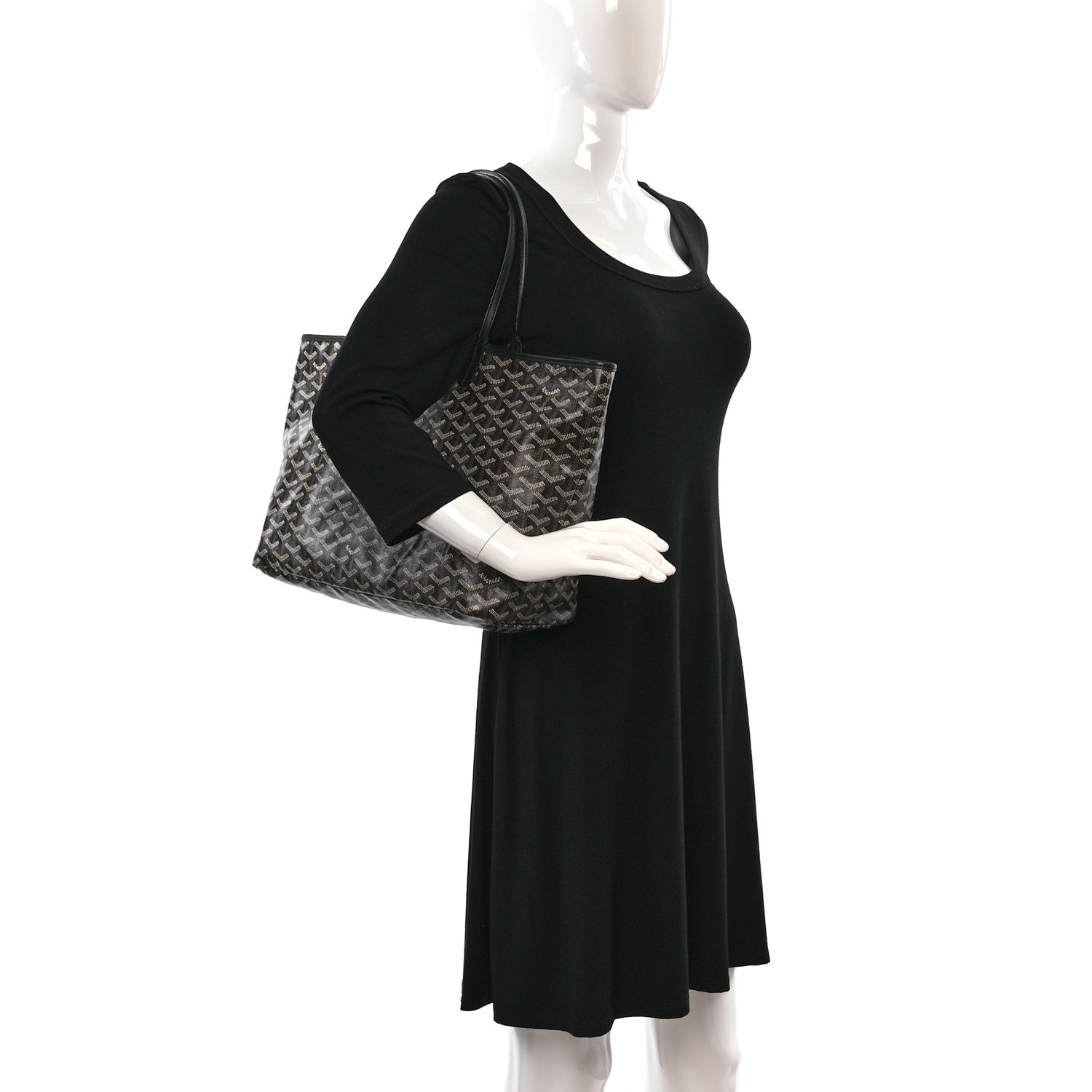 Goyard Goyardine Saint Louis PM Black 2 of 8