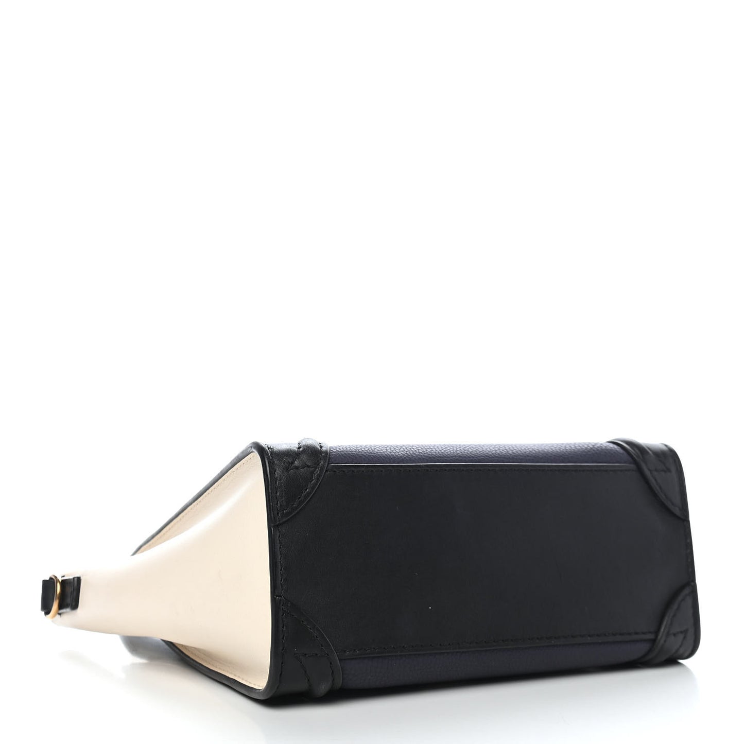 Bullhide Calfskin Nano Tri-Color Luggage Navy Multicolor