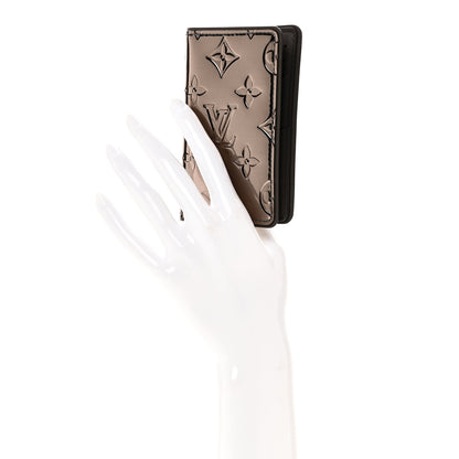 Louis Vuitton Mirror Monogram Pocket Organizer Gunmetal 2 of 7