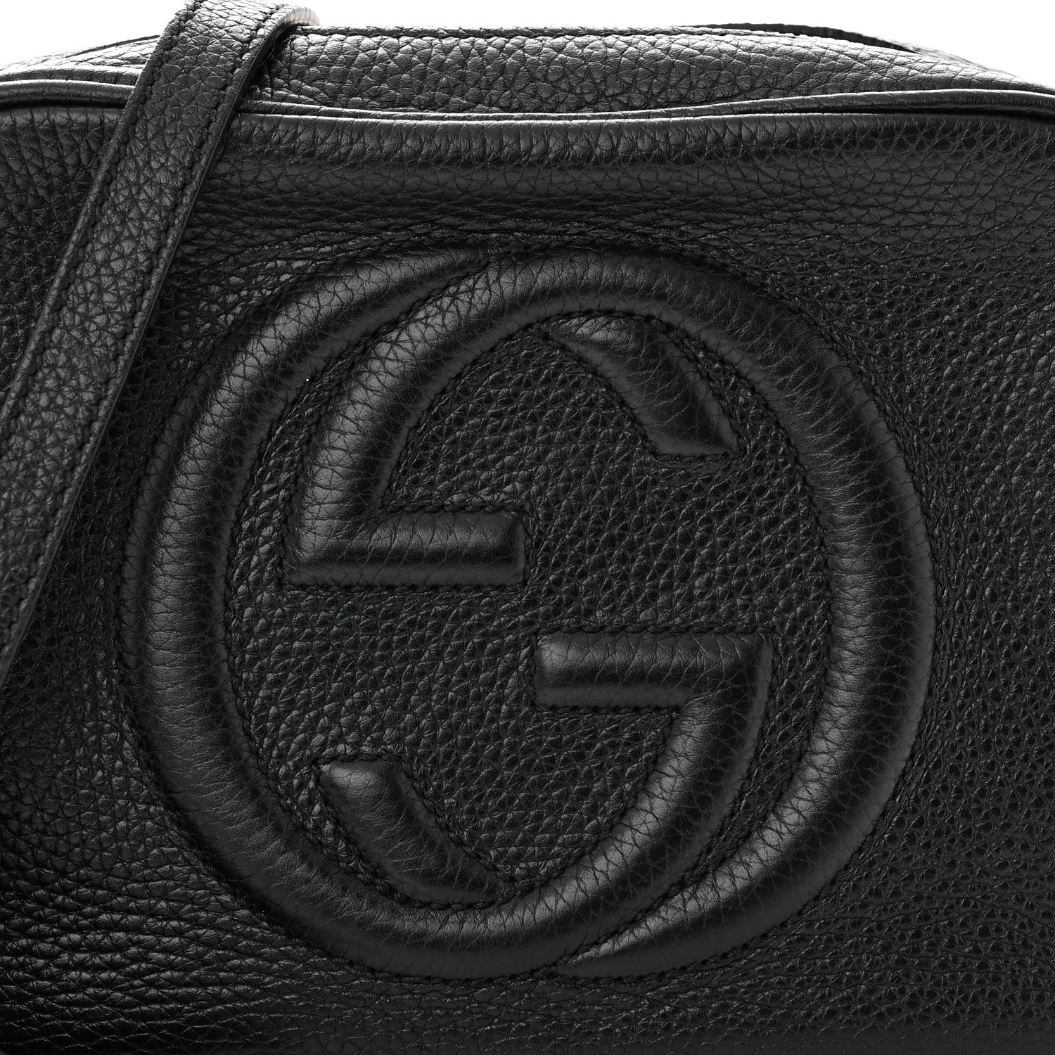 Gucci Pebbled Calfskin Small Soho Disco Bag Black 8 of 10