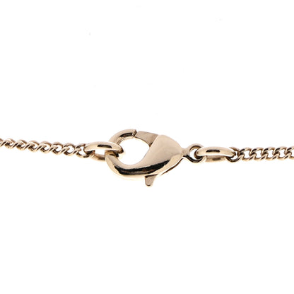 Chanel Metal Pearl CC Hoop Drop Pendant Necklace Gold 5 of 7