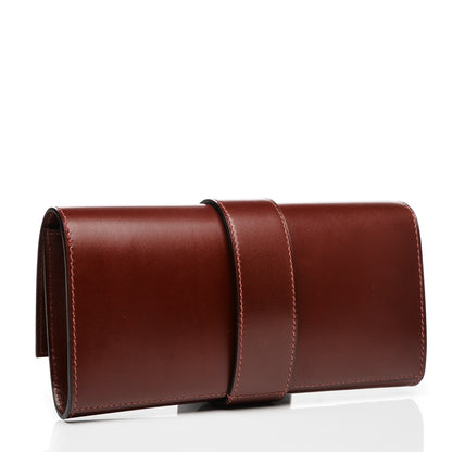 Hermes Tadelakt Medor 23 Clutch Rouge H 3 of 18
