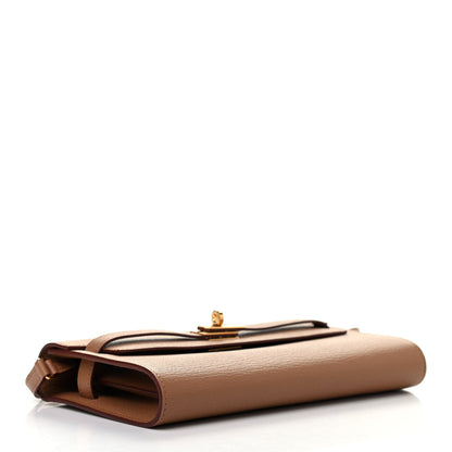 Hermes Chevre Mysore Kelly Wallet To Go Quebracho 4 of 9