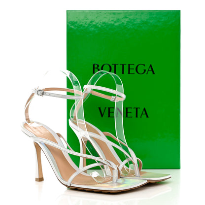 Bottega Veneta Laser Nappa Stretch Multi Strap 90mm Sandals 39 Moon Drop 8 of 8